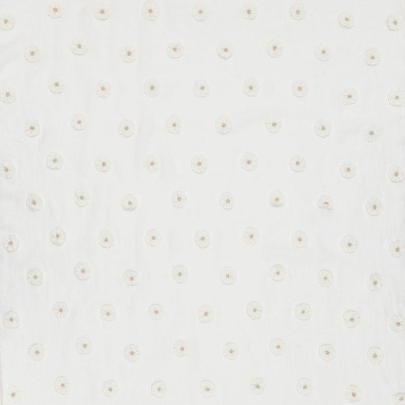 BUTTON FLOWER SHEER_IVORY