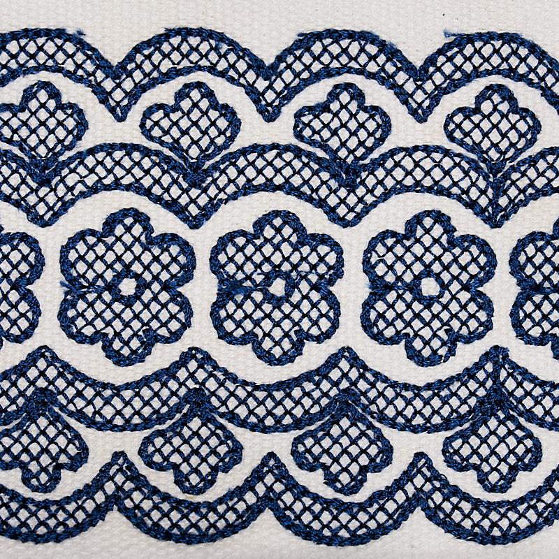 Astrid Embroidered Tape_BLUE