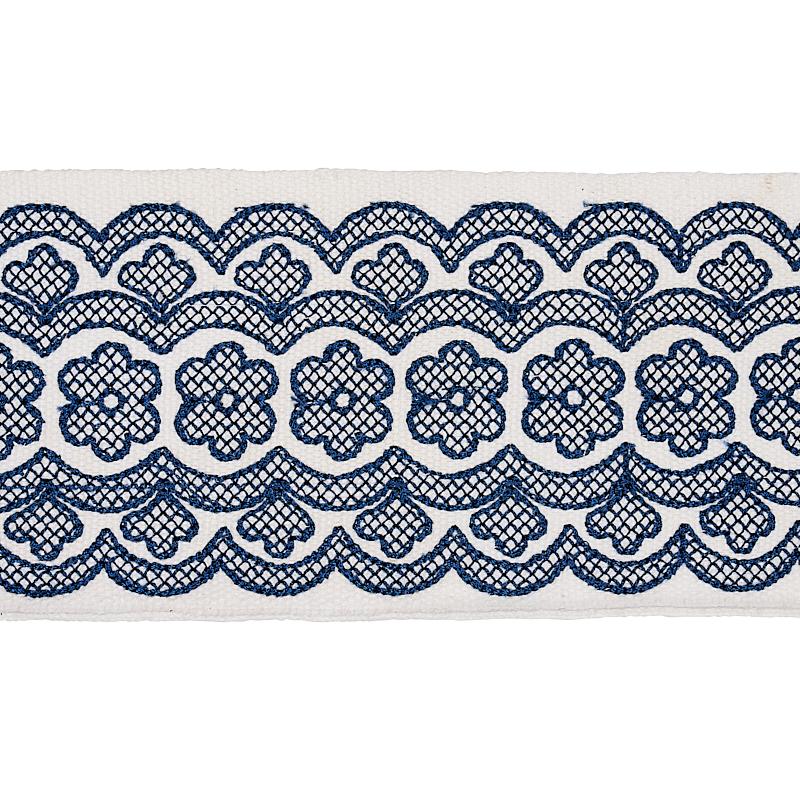 Astrid Embroidered Tape_BLUE