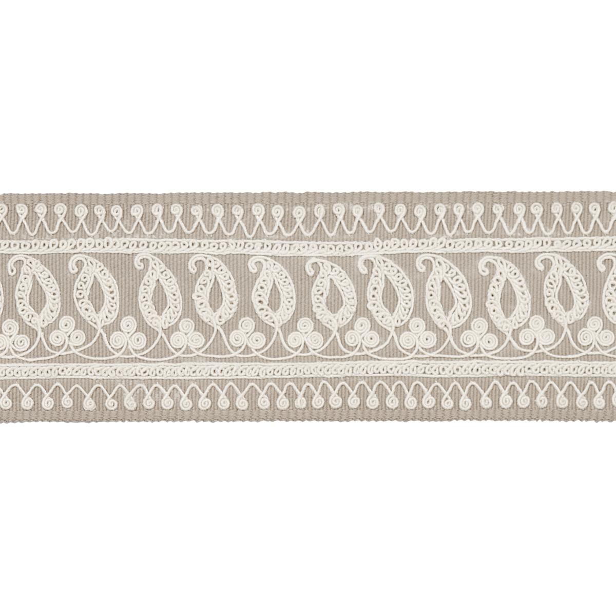 PAISLEY EMBROIDERED TAPE_SAND