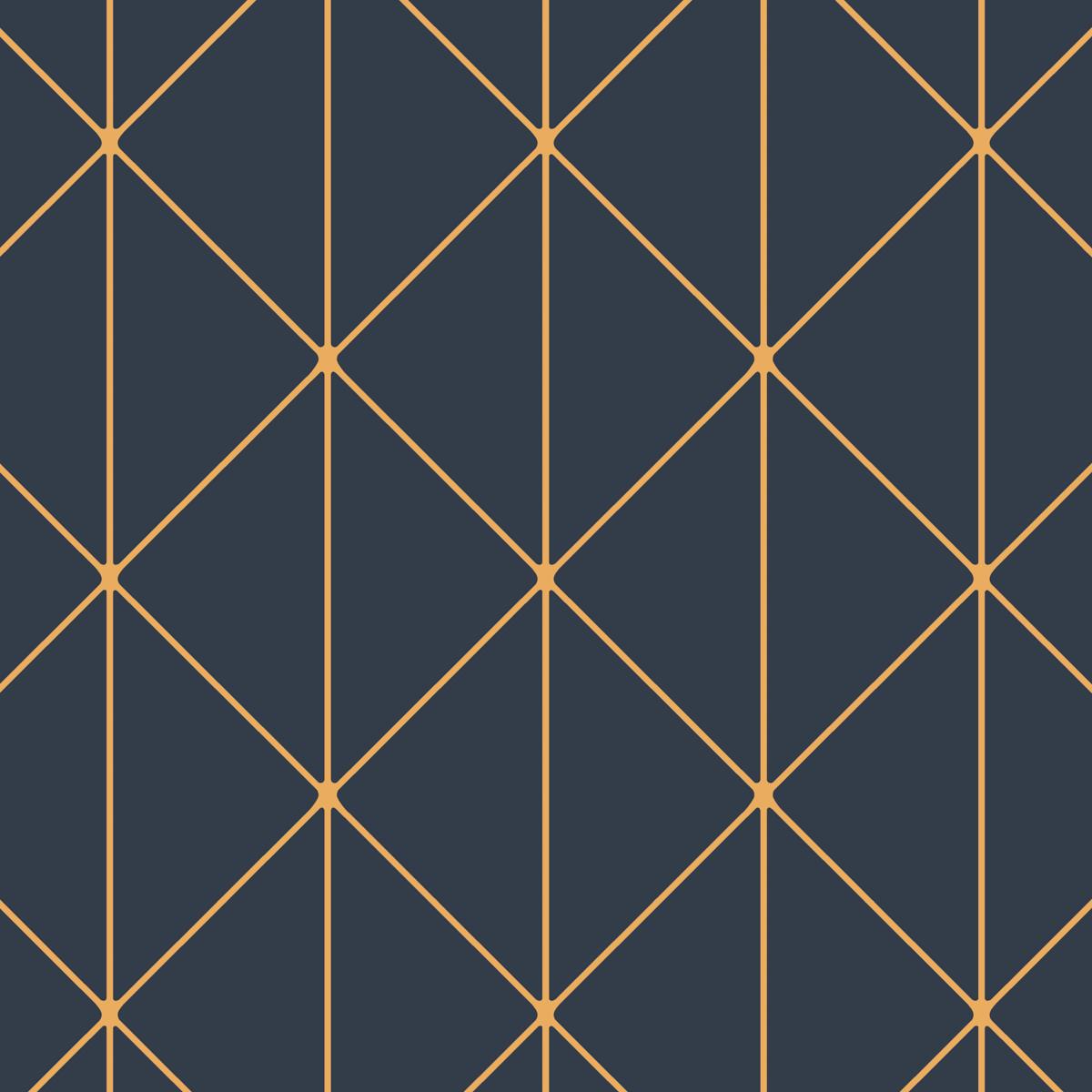 DIAMONDS_NAVY AND GOLD