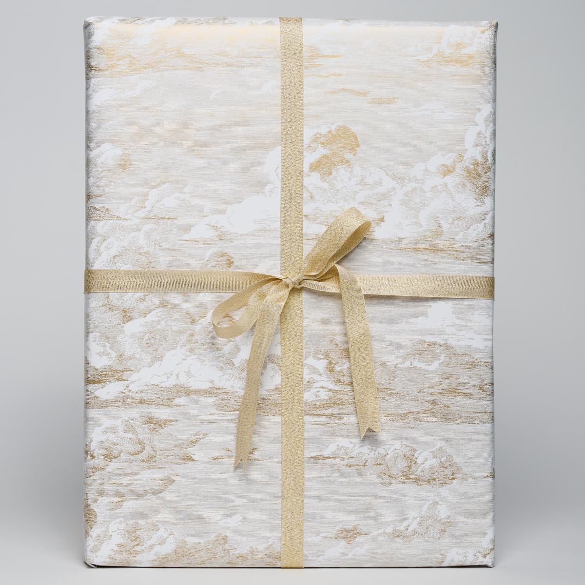 Cloud Toile Wrapping Paper_CHAMPAGNE