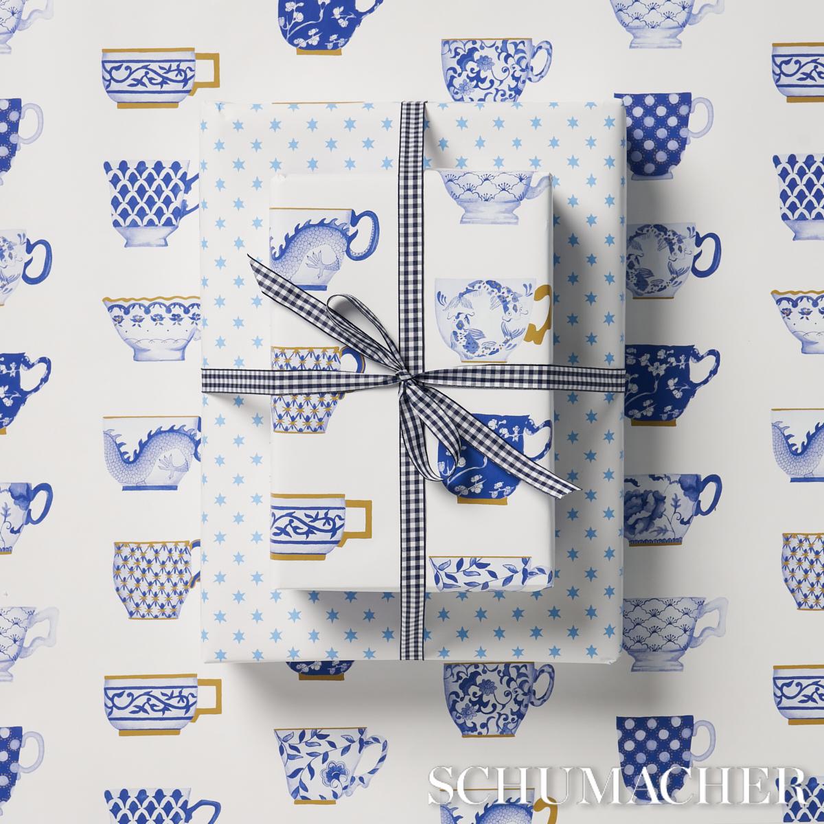 Onie's Teacups Wrapping Paper_PORCELAIN