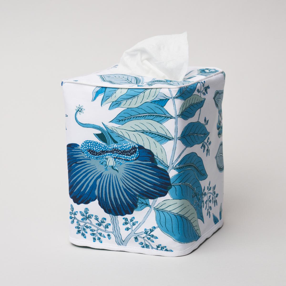 Pomegranate Tissue Box Cover_PRUSSIAN BLUE