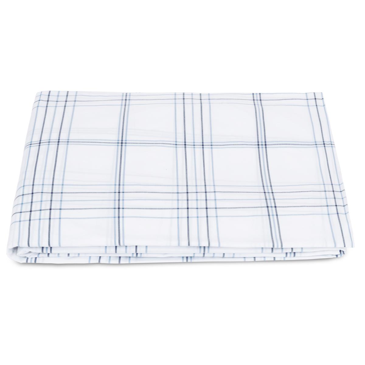 August Plaid Fitted Sheet_NAVY