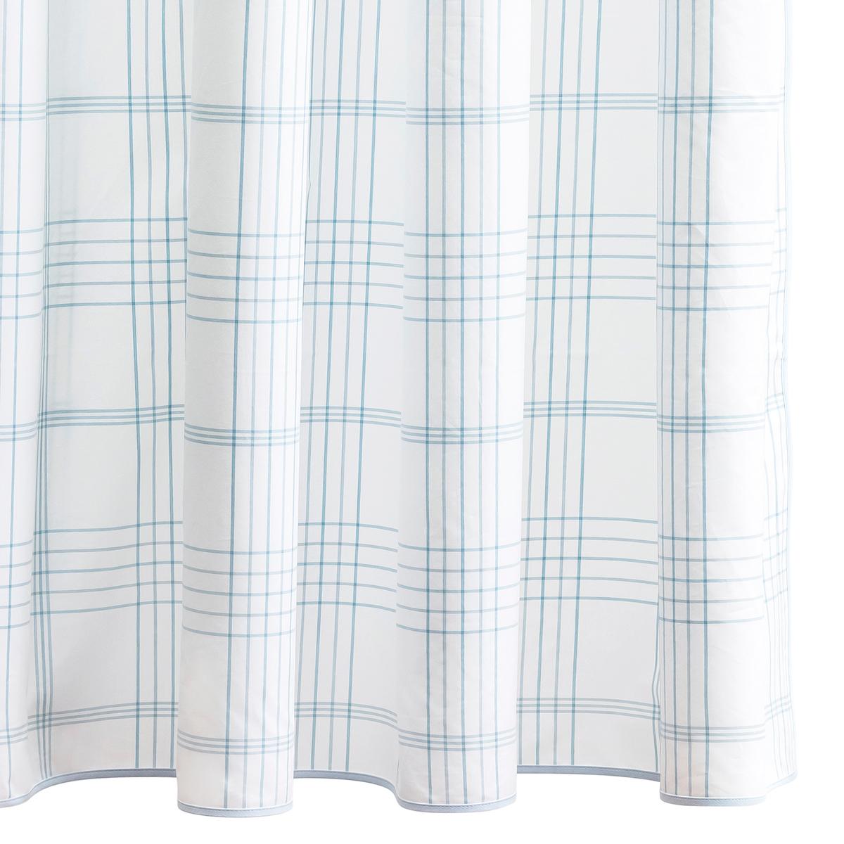 August Plaid Shower Curtain_POOL