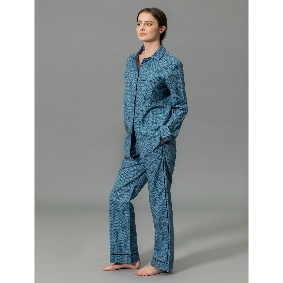 Levi Pajama Set_PRUSSIAN BLUE