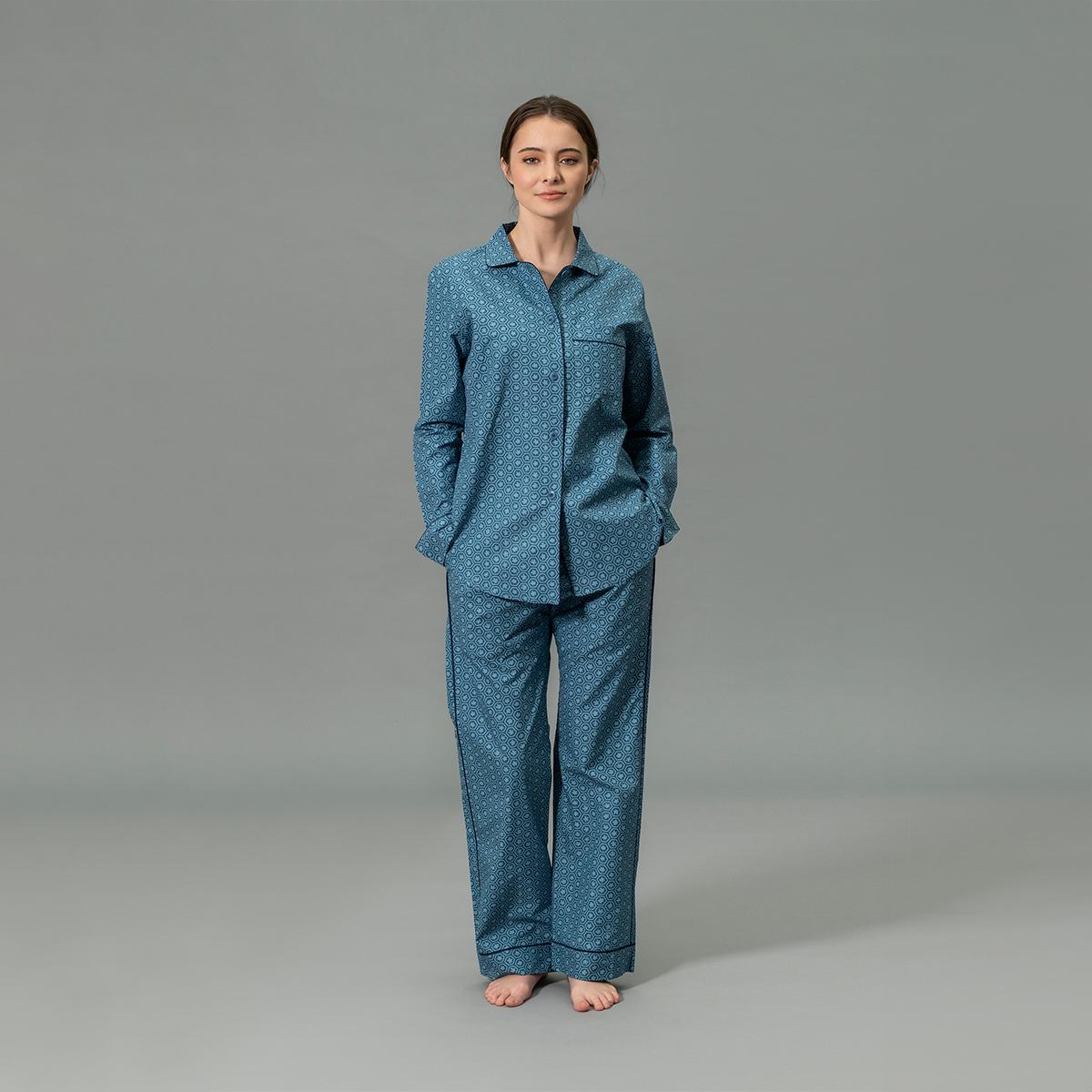 Levi Pajama Set_PRUSSIAN BLUE