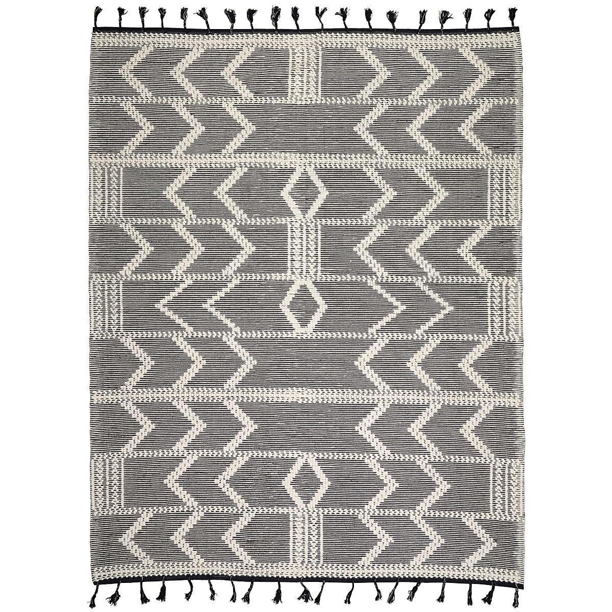 Malta French Knot Rug_CHARCOAL
