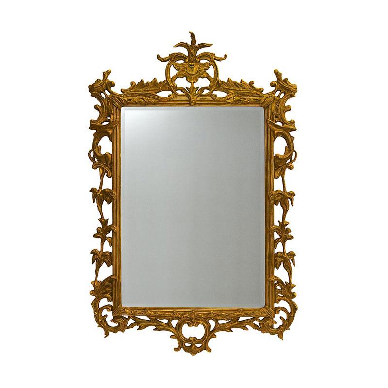 Watteau Mirror_GOLD LEAF BLACK UNDERTONES