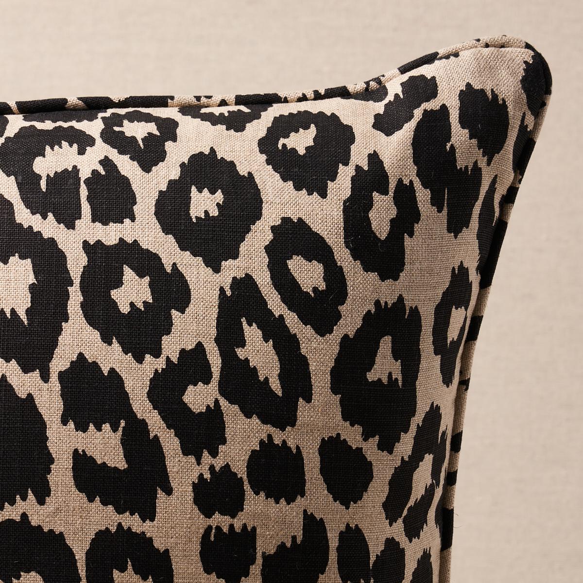 Iconic Leopard Pillow_EBONY/NATURAL