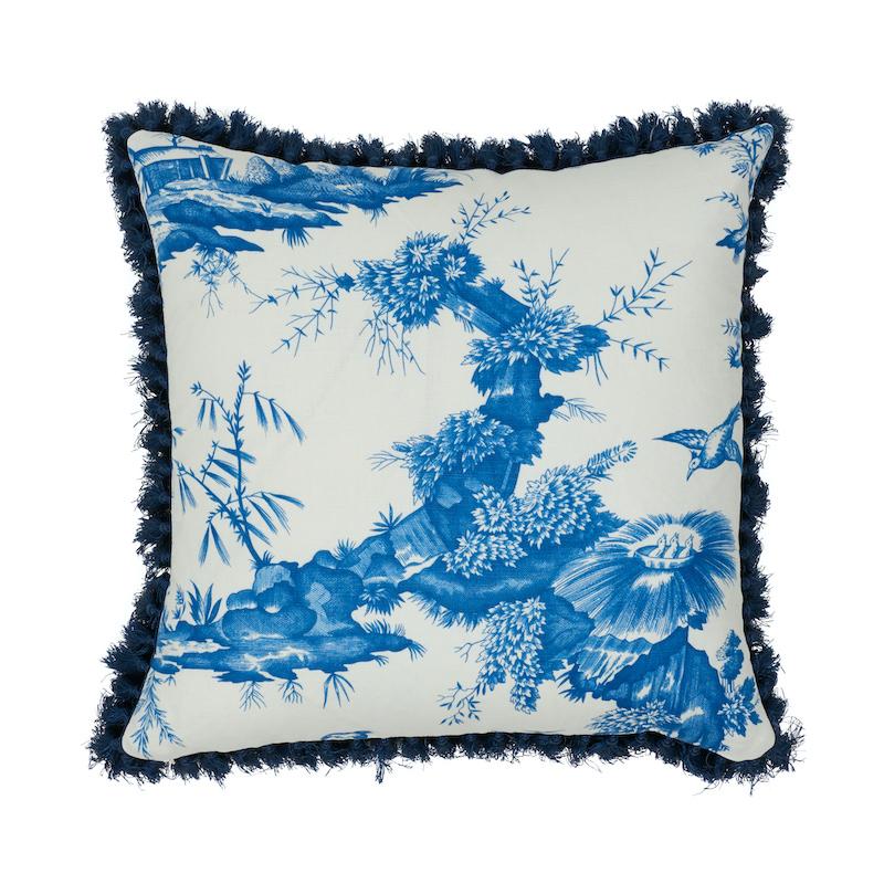 Shengyou Toile Pillow_BLUE