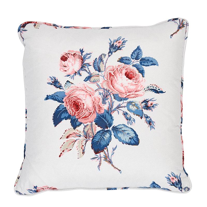 Loudon Rose Pillow_ROSE & BLUE