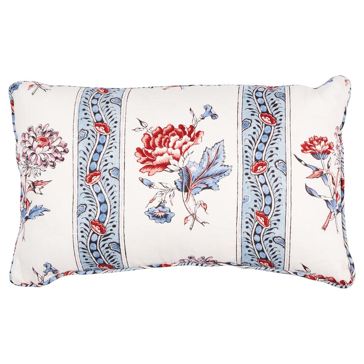 Ariana Floral Pillow_PEARLWARE BLUE