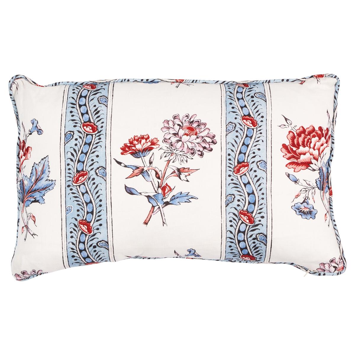 Ariana Floral Pillow_PEARLWARE BLUE