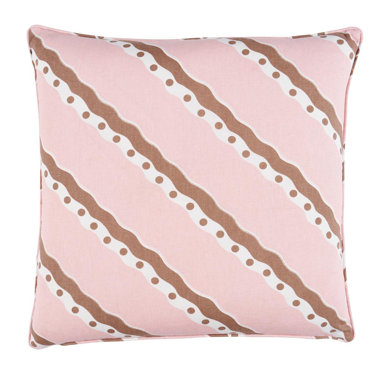 Rousseau Stripe Pillow_COCOA & BLUSH