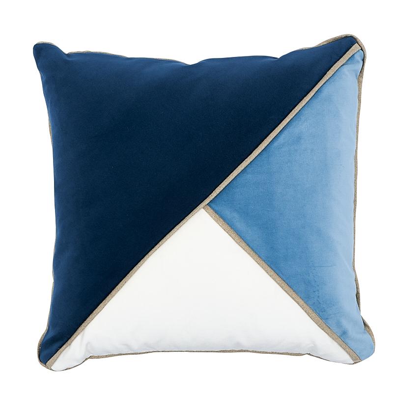 Gainsborough Velvet Pillow_BLUES