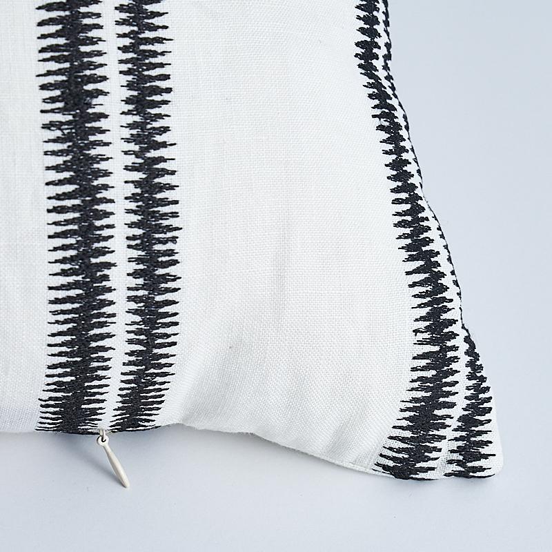 Paloma Embroidery Pillow_EBONY
