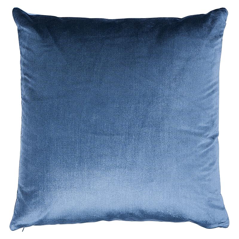 Venetian Silk Velvet Pillow_CADET