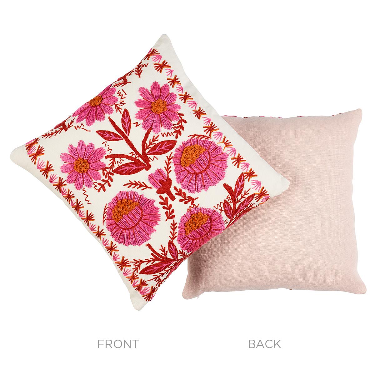 Marguerite Embroidery Pillow_BLOSSOM