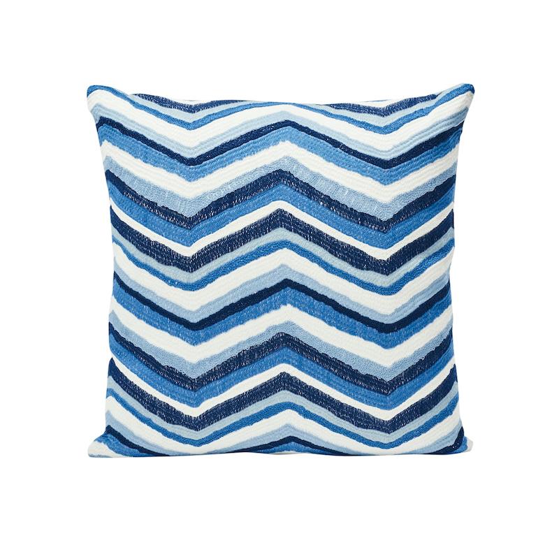 Shasta Embroidery Pillow_BLUE