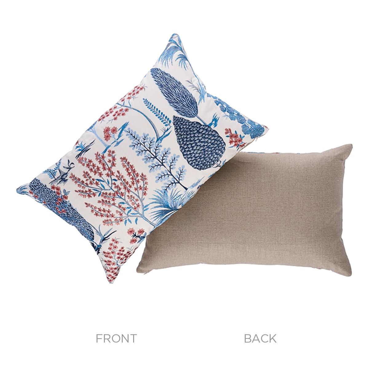 Pandora Embroidery Pillow_DELFT & ROSE