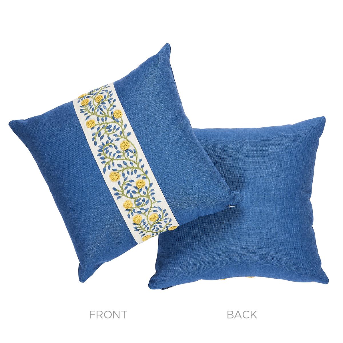 Ashoka Pillow_CITRON & BLUE