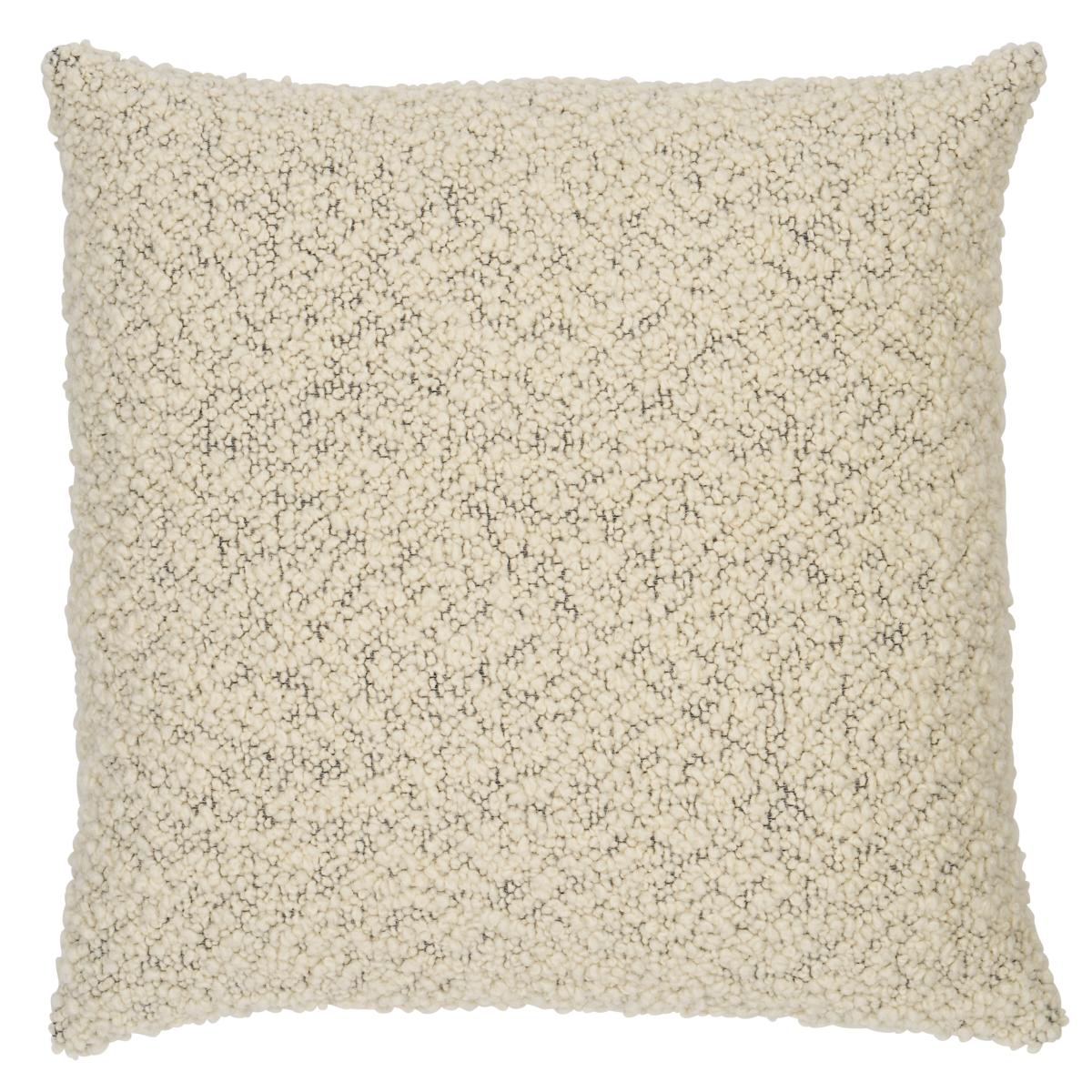 Margarete Pillow_IVORY ON CHARCOAL