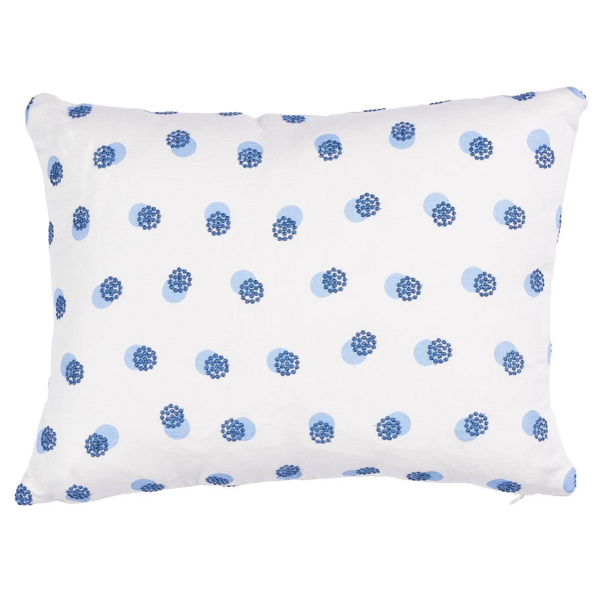 Taylor Embroidery Pillow_BLUE ON IVORY
