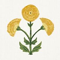 Saranda Flower Embroidery_MARIGOLD