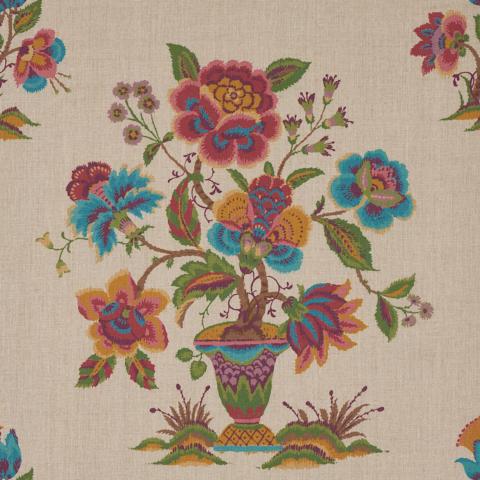 ASHFORD LINEN_MULBERRY AND NATURAL