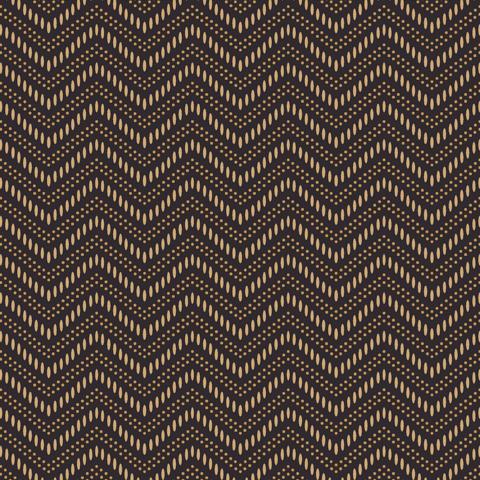 CHEVRON DOTS_BROWN AND GOLD