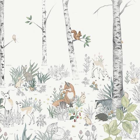 MAGIC FOREST MURAL_IVORY