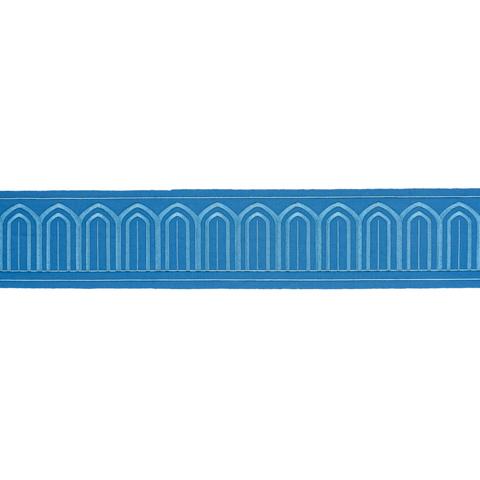 ARCHES EMBROIDERED TAPE WIDE_TEAL