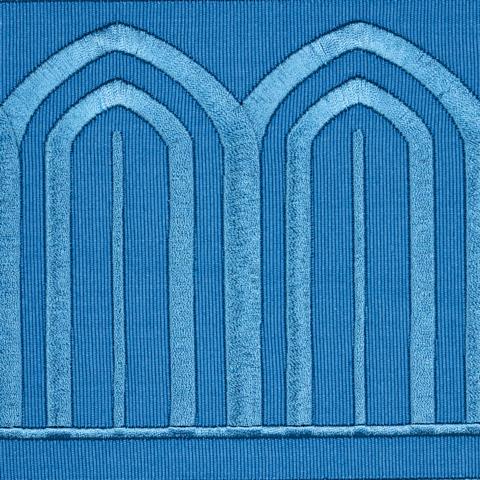 ARCHES EMBROIDERED TAPE WIDE_TEAL