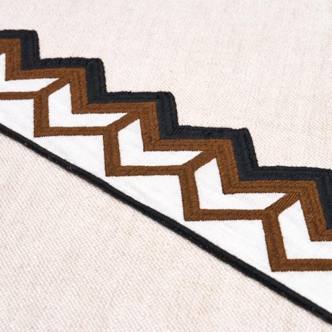 SPARREN EMBROIDERED TAPE_BROWN