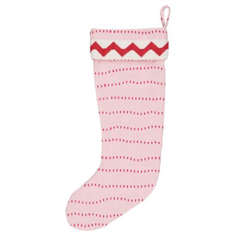Elodie Embroidery Stocking_ROSE
