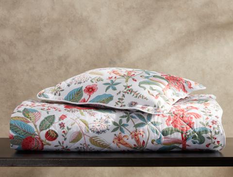 Pomegranate Quilted Sham_PINK CORAL