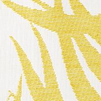 Zebra Palm Beach Towel_CANARY