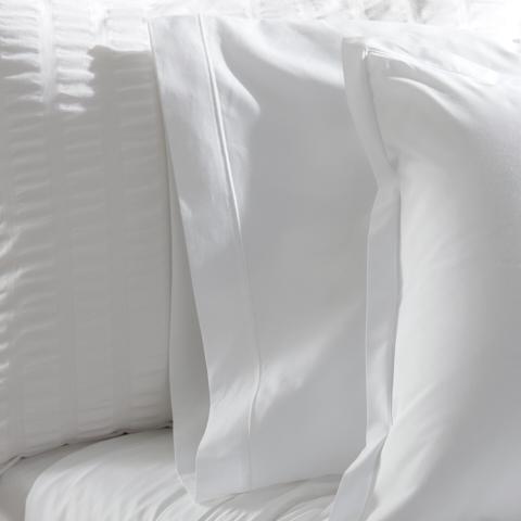 Ceylon Satin Stitch Pillowcases_WHITE