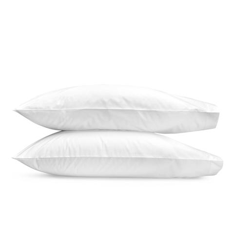 Ceylon Satin Stitch Pillowcases_WHITE