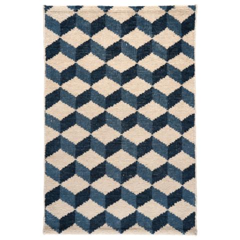 POMPEII HAND-KNOTTED RUG_BLUES
