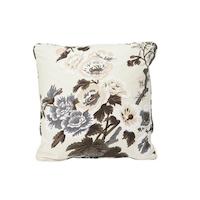 Pyne Hollyhock Pillow_CHARCOAL