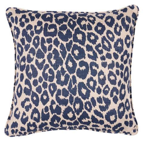 Iconic Leopard Pillow_INK/NATURAL