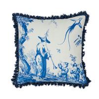 Shengyou Toile Pillow_BLUE