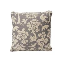 Woodland Silhouette Pillow_STEEL