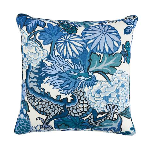 Chiang Mai Dragon I/O Pillow_China Blue
