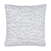 Fauna Pillow_SLATE BLUE