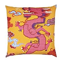Magical Ming Dragon Pillow_YELLOW & RED