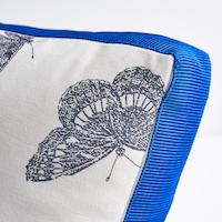Burnell Butterfly Pillow_BLACK & WHITE
